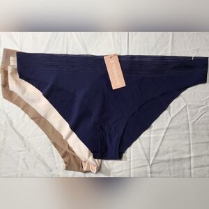 ThirdLove Women's  Seamless Panties - Navy, Beige, and Tan (Bundle) Size XXL